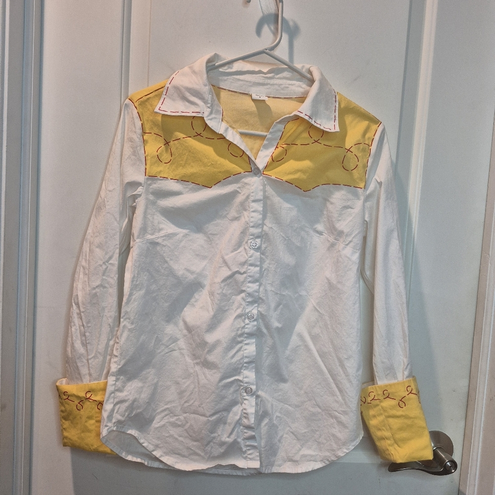 Toy Story Jessie Buttom Down Shirt Costume Halloween Cosplay